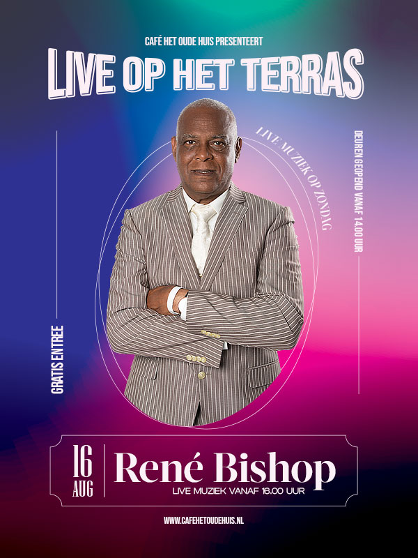 Rene Bishop live muziek